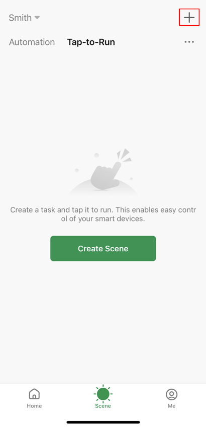 Scene screen